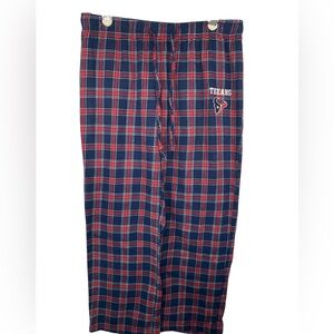 NFL Team Apparel Houston Texans Plaid Pajama Pants Women’s Medium